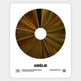 minimal_Amelie Warp Barcode Movie Sticker